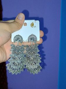 Peacock Statement Earrings