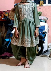 New Aliya Cut Gown Tulip Salwar
