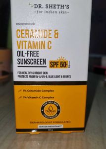 Dr. Sheth's Ceramide & Vitamin C Sunscreen SPF 50