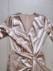 Satin Short Dress