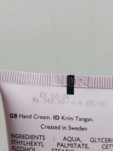 Oriflame Splendid Bouquet Hand Cream