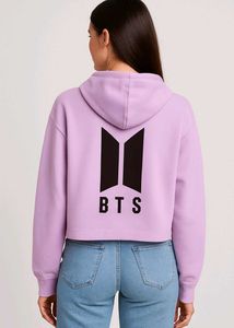 BTS print Hoodie - Lavender 🪻