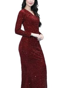 Bodycon Sequin Maxi Dress