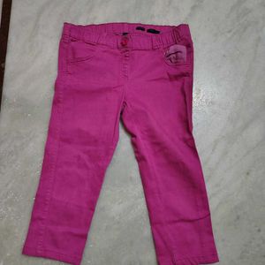 Red And Magenta Jeans Combo