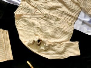 Cream Knit Cardigan