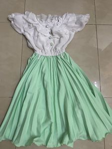 Kids Pleated Frock(6-8) Small