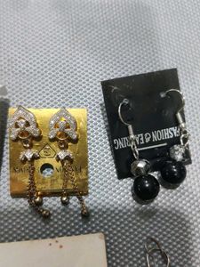 Combo Of 14 Earrings And Nosepins 🥳