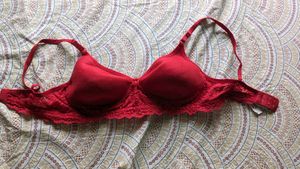 Red Lace Bra
