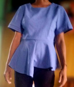 Navy Fit &amp; Flare Dress