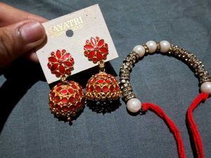 Stunning Earring And Bracelet Set