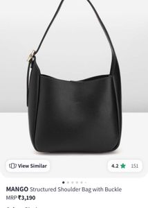 Mango Black Shoulder Bag - Never Used