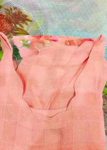 Gorgeous Hand Painted Prach Color 3 Piece Suit Se