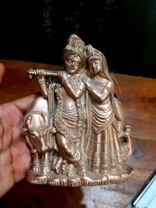Krishna &amp; Radha Showpiece + oom