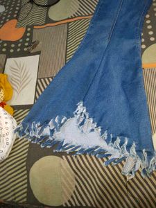 2 Tops And Peplum  Jeans Combo