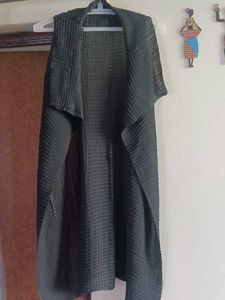 Pleated Sleeveless Shrug- Never Worn