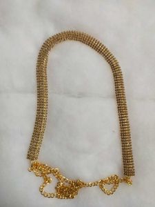 6 Layer Cubic Zircon Golden kamarband