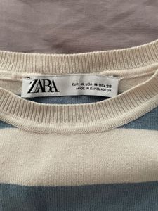 Zara Viral Striped Top 💙