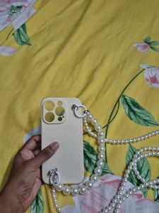 Pearl Phone Case With Strap Holder