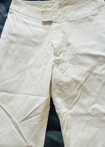 White Bootcut Pants For Women