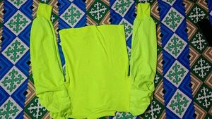 Neon Green Long Sleeve Top