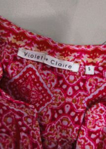 Pink  Sleeveless Top