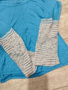 Net sleeves Top