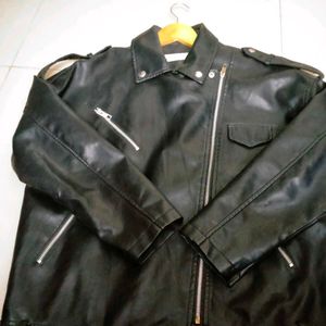 Black Racing Leather Jacket