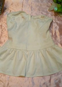 Chic Corset Peplum Top