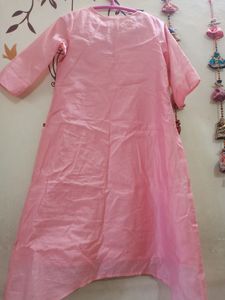 Blush Pink Embroidered Kurta