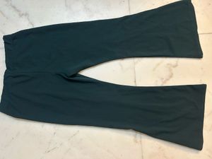 Green Flared Trousers