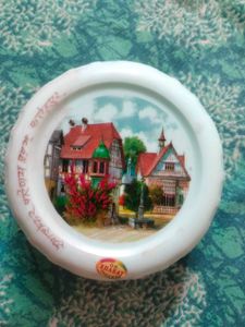 Vintage Decorative Plate - European Scene
