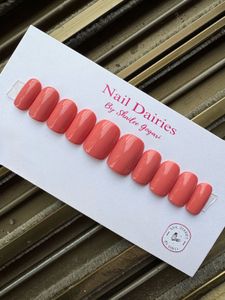 Combo Solid Colour Press-On Nails