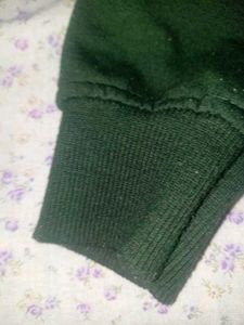 Nike cropped Air Green hoodie