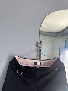 Black Formal Low Rise Pants