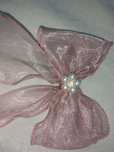 Pink Bow Hair Clip