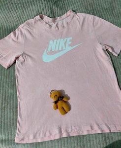 comfy nike t shirt &amp; pyjama Co Ord set