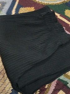 Wide Leg Black Plazzo Pants