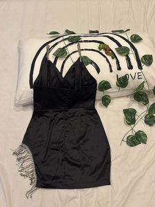 Slinky Black Party Dress