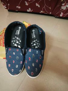 Denim Slip-On Shoes