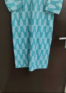 New Pure Cotton Suit With Cutdana Work On Neck