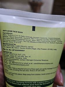 The Man Company Anti Acne Face Wash