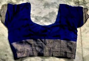 Neavy Blue  Dark colour silk Blouse