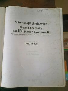 Solomons Chemistry For Jee Mains &amp; Advanced
