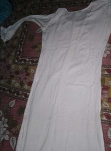 White chikankari Kurti