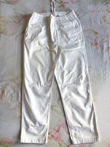 White Straight Leg Pants