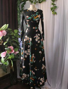 Floral Fully Flared Maxi Dress