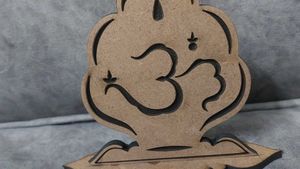 Om Laser Cut Decor