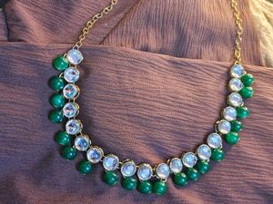 Emerald Green Stone Necklace
