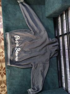 Pepe Jeans Grey Zip-Up Hoodie