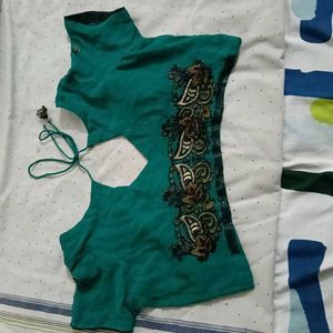 Elegant Green Saree